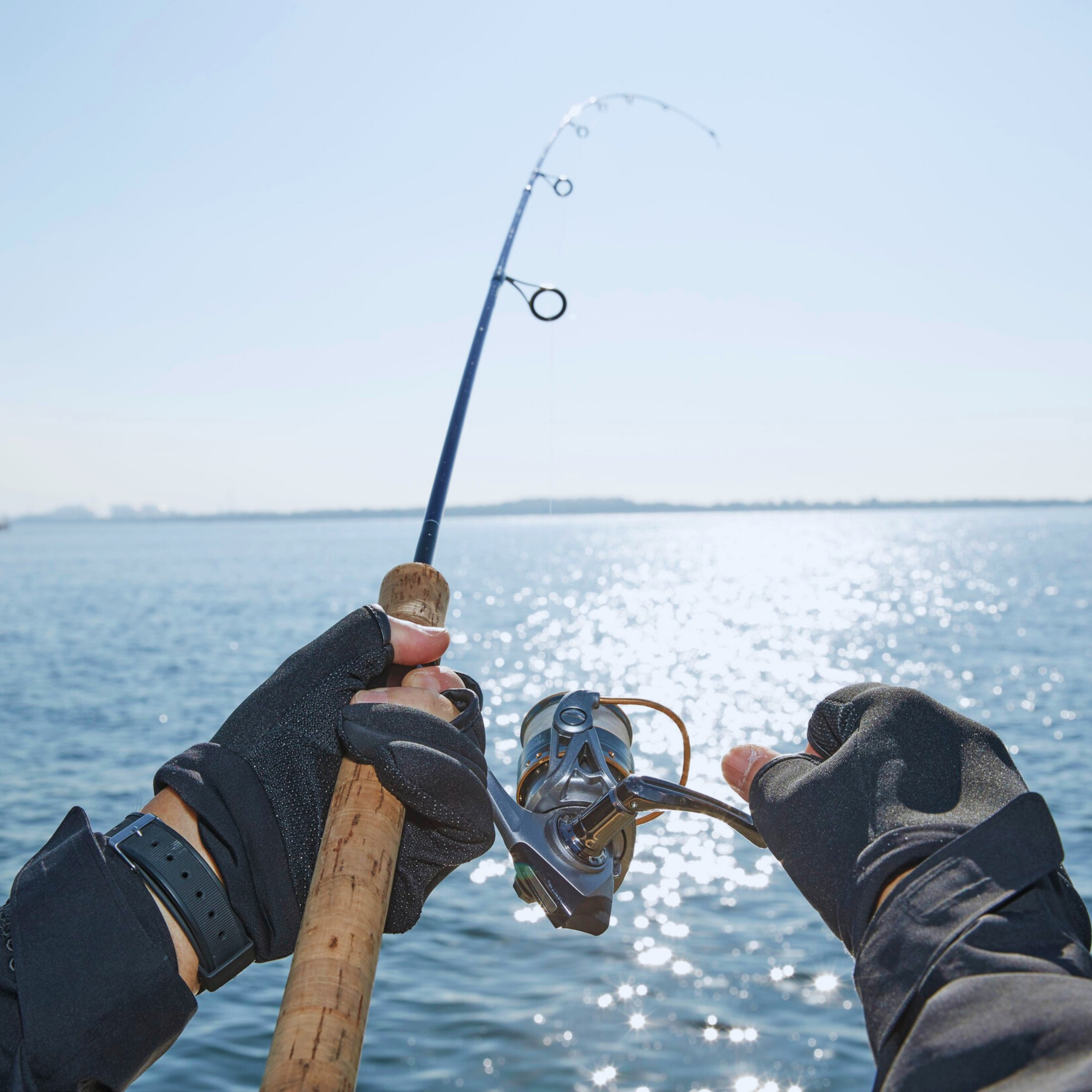 Image of someone fishing