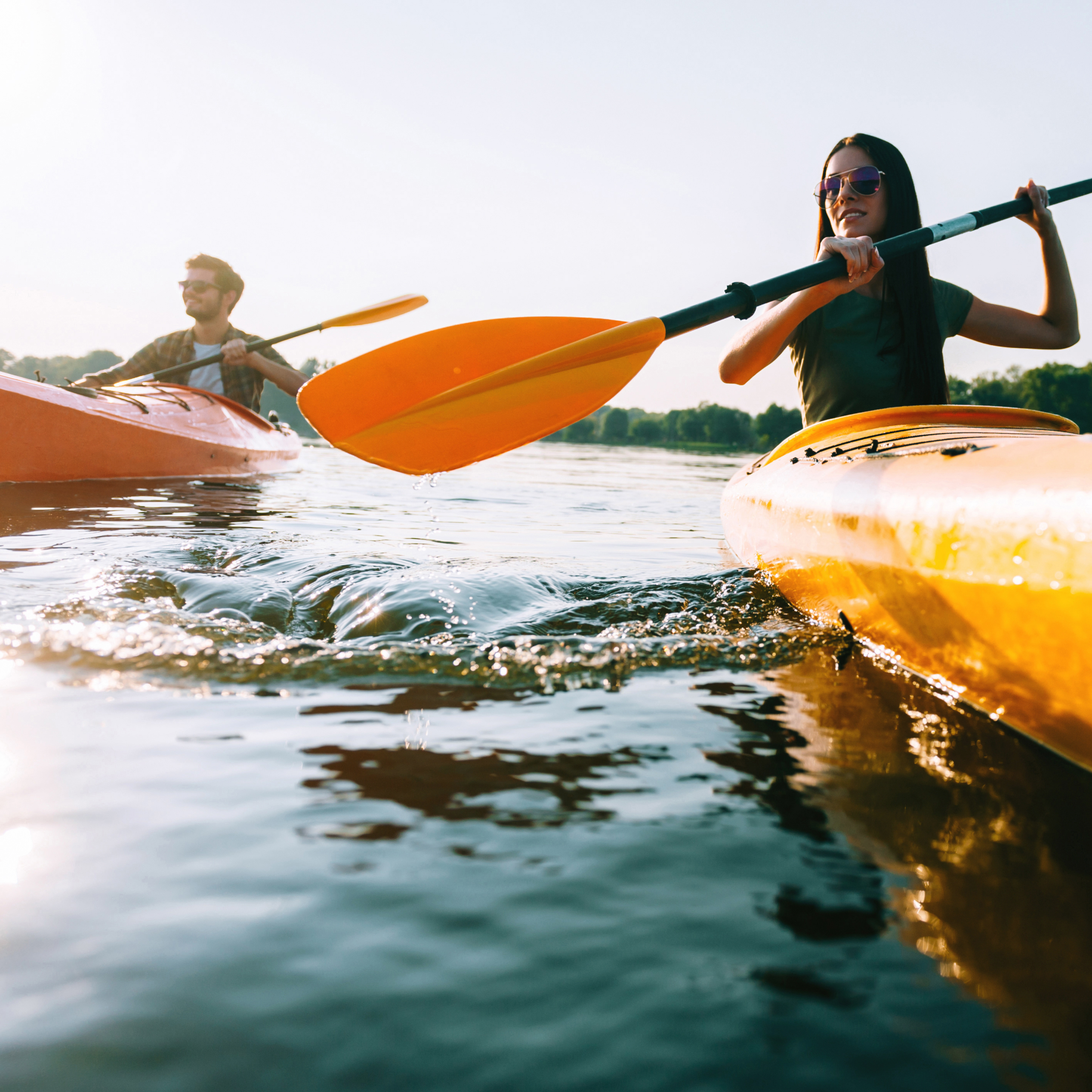 Image of kayakers